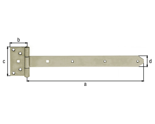 Kreuzgehänge Duravis 591x59 mm perlbeige