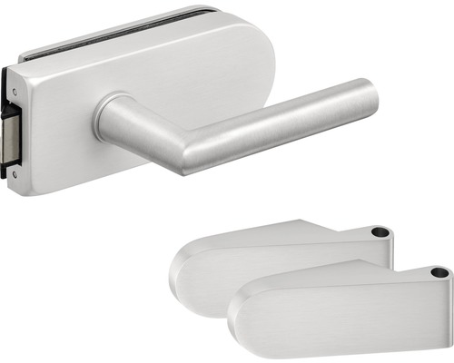 Pertura Glastürbeschlag Studio Kargur UV Alu eloxiert Silber