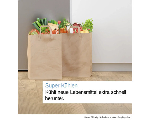 Kühl- und Gefrierkombination Bosch KGE36AWCA BxHxT 60 x 186 x 65 cm Kühlteil 214 l Gefrierteil 94 l weiß