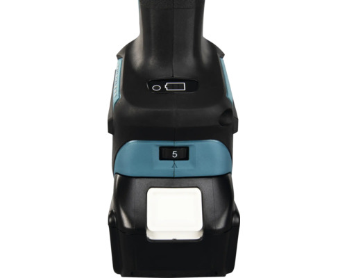 Akku-Winkelschleifer Makita DGA519RTJ mit X-LOCK Schnellwechselsystem, inkl. 2 x Akku 5,0 Ah, Ladegerät und MAKPAC Gr. 3