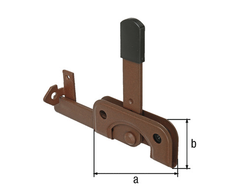 Gartentorfalle Duravis 195x160 mm rostbraun 1 Stück