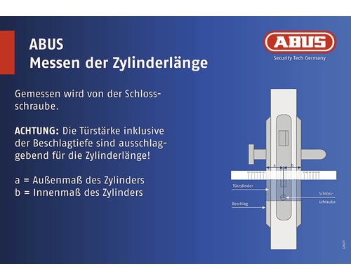 Blindzylinder Abus TITALIUM™ 85 mm
