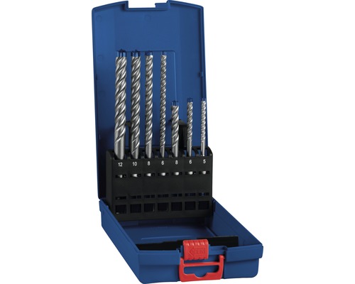 Betonbohreset Bosch Professional SDS Plus-7x Ø 5-12 mm 50-100x115-165 mm 7-tlg.
