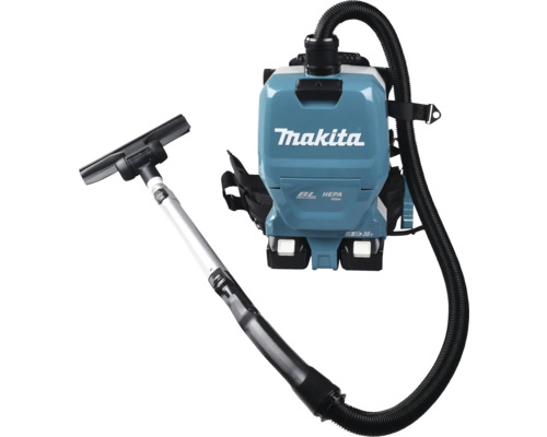 Akku- Handstaubsauger Rucksack Makita DVC261ZX15 2x18V, ohne Akku und Ladegerät inkl. 2 Düsen und Filter