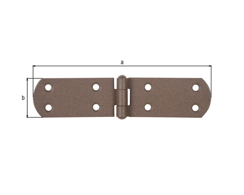 Kistenband Duravis 156x35x2 mm rostbraun 1 Stück