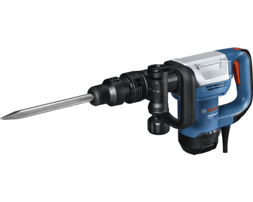 Schlaghammer mit SDS max Bosch Professional GSH 5 inkl. 1 x Spitzmeißel, Zusatzhandgriff und Handwerkerkoffer
