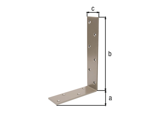 Balkenwinkel Duravis 160x240x50 mm perlbeige 1 Stück