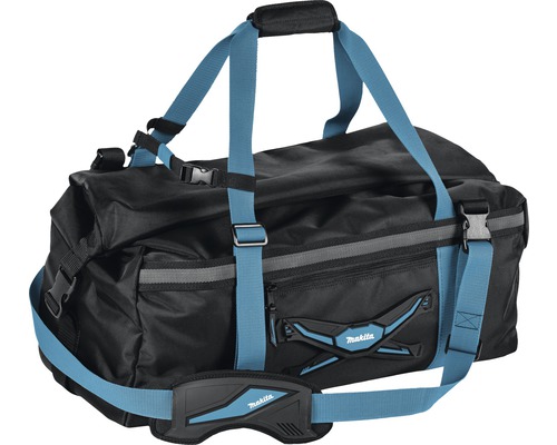 Roll-Top Reisetasche Makita blau/schwarz, 610x300x250 mm, 37,0 l