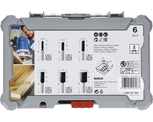 Fräser Set Bosch 6-tlg. 8mm