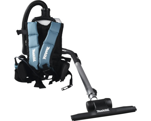 Akku- Handstaubsauger Rucksack Makita DVC261ZX15 2x18V, ohne Akku und Ladegerät inkl. 2 Düsen und Filter