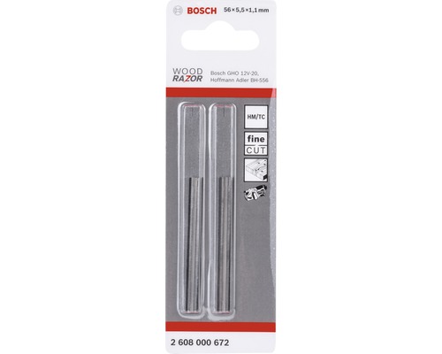 Hobelmesser Bosch 56mm, 2 Stück