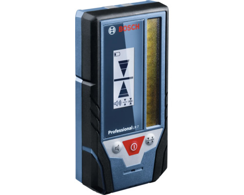 Laser-Empfänger Bosch Professional LR 7 inkl. 2 x Batterie (AA), Zubehör-Set