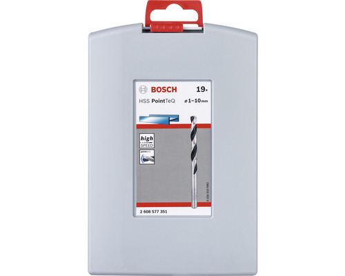 Metallbohrer Satz Bosch HSS PointTeQ 19-tlg.