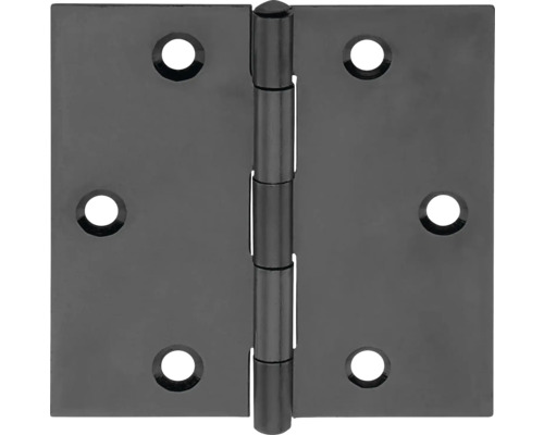 Scharnier Duravis 60x60x1 mm schwarzdiamant
