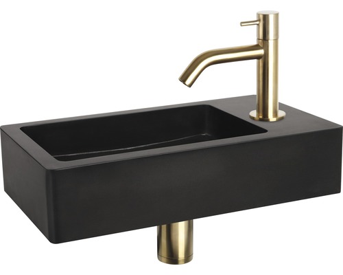 Differnz Tassensiphon für Handwaschbecken 1 1/4 Zoll x 32 mm gold matt 30.412.67