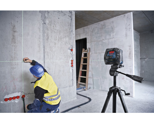 Kombilaser Bosch Professional GCL 2-50 G inkl. Drehhalterung RM 10 & Deckenklemme DK 10