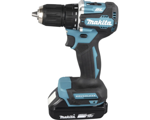Akku-Bohrschrauber Makita DDF487RAJ 18V, inkl. 2 x Akku 2,0 Ah, Ladegerät und MAKPAC Gr. 2