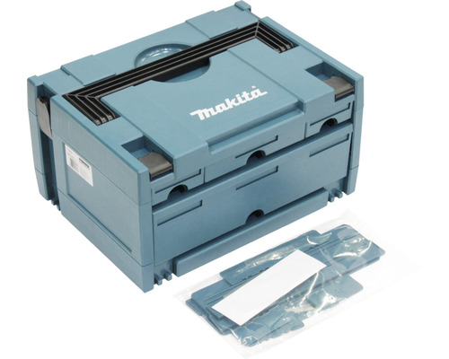 Werkzeugkoffer Makita MAKSTOR 3.4 mit 4 Schubladen