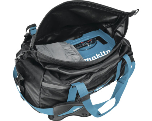 Roll-Top Reisetasche Makita blau/schwarz, 610x300x250 mm, 37,0 l