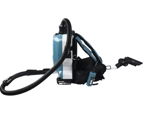 Akku- Handstaubsauger Rucksack Makita DVC261ZX15 2x18V, ohne Akku und Ladegerät inkl. 2 Düsen und Filter