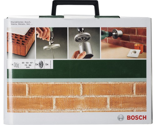 Lochsägen-Set Bosch DIY, 5-teilig, Ø 33 - 83 mm