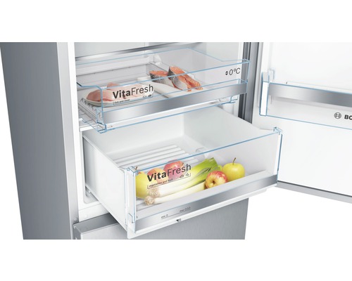 Kühl- und Gefrierkombination Bosch KGE398IBP BxHxT 60 x 201 x 65 cm Kühlteil 249 l Gefrierteil 94 l