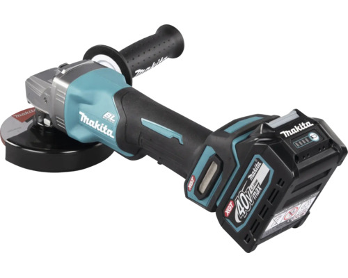 Akku-Winkelschleifer Makita XGT® GA016GM201 40V, inkl. 2 x Akku 4,0 Ah, Ladegerät und MAKPAC Gr. 4