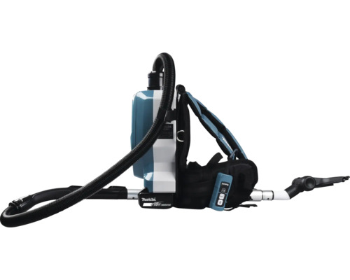 Akku- Handstaubsauger Rucksack Makita DVC261ZX15 2x18V, ohne Akku und Ladegerät inkl. 2 Düsen und Filter